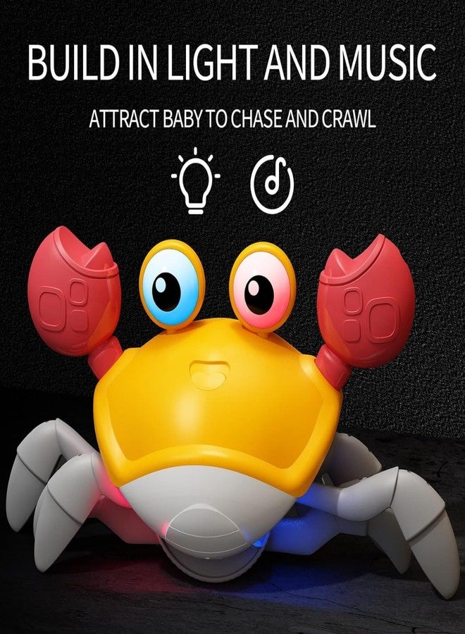 JAPSI Crawling Crab Baby Toy | Electronic Musical Light up Toy | Birthday Gift | Crawling Crab Baby Musical Kids Toy | Rechargeable | Multicolor | Interactive Early Learning Toys for Kids & Toddlers - Image 2
